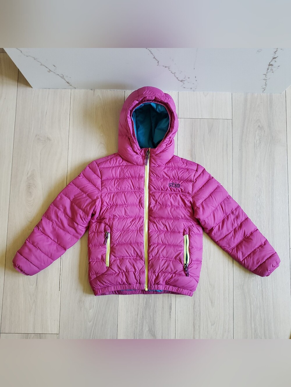 Stio Ski Jacket Kids 10 Pink Blue Colorblock Gorpcore Winter Coat